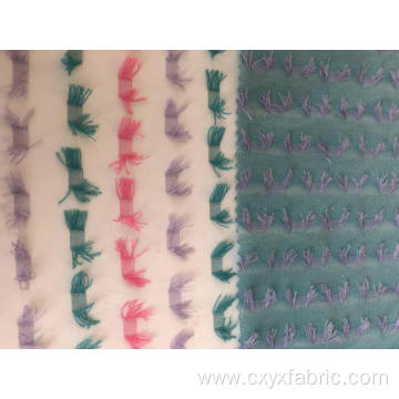 polyester carved pile fabrics